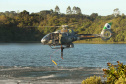 A temporada de verão 2019/2020 contará com uma base do Batalhão de Polícia Militar de Operações Aéreas (Bpmoa) em Matinhos para dar suporte às equipes da PM e do Corpo de Bombeiros em operações, radiopatrulhamento aéreo, resgates e remoções aeromédicas, entre outras ações.
Foto: PMPR