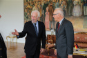 O vice governador Darci Piana recebe nesta terça-feira (3), o embaixador da Alemanha no Brasil, Georg Witschel no Palácio Iguaçu.   Curitiba, 03/12/2019 -  Foto: Geraldo Bubniak/AEN