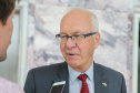 O vice governador Darci Piana recebe nesta terça-feira (3), o embaixador da Alemanha no Brasil, Georg Witschel no Palácio Iguaçu.   Curitiba, 03/12/2019 -  Foto: Geraldo Bubniak/AEN