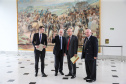 O vice governador Darci Piana recebe nesta terça-feira (3), o embaixador da Alemanha no Brasil, Georg Witschel no Palácio Iguaçu.   Curitiba, 03/12/2019 -  Foto: Geraldo Bubniak/AEN
