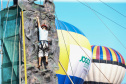 Jogos Aventura e Natureza.  Parede de escalada - 10/08/2019 -  Foto: Geraldo Bubniak/AEN