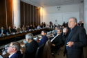 Governador Carlos Massa Ratinho Junior em reunião com os secretários. Na imagem, José Luis Scroccaro, do Instituto das Aguas do Paraná. Curitiba,10/12/2019 Foto:Jaelson Lucas / AEN
