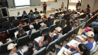 A empresa pública Portos do Paraná acaba de renovar o convênio do Projeto Porto Escola com os municípios de Paranaguá e Antonina. Com o ato desta terça-feira (10), a empresa dá continuidade à atividade que tem como objetivo abrir e aproximar ainda mais o porto da cidade. No programa, isso se dá através da educação. Em cinco anos, já são 9.561 alunos atendidos. Foto: Claudio Neves