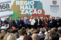 O governador Carlos Massa Ratinho Junior recebeu nesta quarta-feira (11),  no Palácio Iguaçu, prefeitos de municípios de diversas regiões do Estado. No encontro foram assinados convênios para liberação de recursos destinados a ações na área da saúde. Os convênios foram assinados, também, pelo secretário de Estado da Saúde, Beto Preto. Curitiba,11/12/2109 Foto:Jaelson Lucas / AEN