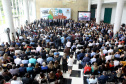 O governador Carlos Massa Ratinho Junior recebeu nesta quarta-feira (11),  no Palácio Iguaçu, prefeitos de municípios de diversas regiões do Estado. No encontro foram assinados convênios para liberação de recursos destinados a ações na área da saúde. Os convênios foram assinados, também, pelo secretário de Estado da Saúde, Beto Preto. Curitiba,11/12/2109 Foto:Jaelson Lucas / AEN