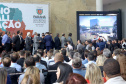 O Paraná terá dez Ambulatórios Multiprofissionais de Especialidades (AMEs) a partir de 2020. O investimento soma R$ 100 milhões. O anúncio foi feito pelo governador Carlos Massa Ratinho Junior nesta quarta-feira (11), no Palácio Iguaçu, durante o evento de liberação de R$ 168 milhões para equipamentos e reformas na saúde para 297 municípios.Foto: Jaelson Lucas/AEN