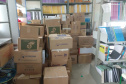 O Departamento Penitenciário do Paraná (Depen) recebeu milhares de livros doados pelo Serviço Social do Comércio do Paraná (Sesc/PR) para serem destinados às unidades prisionais que têm o programa de remição de pena pela leitura, que atende cerca de 3,4 mil presos por mês no Estado. Entre as obras doadas, há clássicos da literatura nacional e livros infantis, que serão encaminhados à Creche Cantinho Feliz, da Penitenciária Feminina do Paraná. Foto: Depen