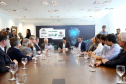 O governador Carlos Massa Ratinho Junior lançou nesta quinta-feira (12) dois projetos do Banco Regional de Desenvolvimento do Extremo Sul (BRDE) voltados à inovação: o BRDE Labs e o Fip Anjo. O objetivo é apoiar, capacitar e aportar recursos a startups paranaenses de diversas áreas, mas com foco principal no desenvolvimento de soluções para o agronegócio. Curitiba12/12/2019 Foto:Jaelson Lucas / AEN