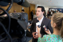 O governador Carlos Massa Ratinho Junior lançou nesta quinta-feira (12) dois projetos do Banco Regional de Desenvolvimento do Extremo Sul (BRDE) voltados à inovação: o BRDE Labs e o Fip Anjo. O objetivo é apoiar, capacitar e aportar recursos a startups paranaenses de diversas áreas, mas com foco principal no desenvolvimento de soluções para o agronegócio. Curitiba12/12/2019 Foto:Jaelson Lucas / AEN