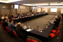Reunidos durante todo o dia desta quinta-feira (12) em Curitiba, os secretários estaduais de Fazenda de todo o País decidiram aumentar a atuação sobre o Congresso Nacional para evitar perdas para as finanças dos Estados. As perdas podem estar contidas especialmente em três Propostas de Emendas Constitucionais (PEC) que estão em discussão naquela casa. Foto: Ari Dias/AEN