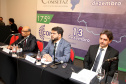 Reunidos durante todo o dia desta quinta-feira (12) em Curitiba, os secretários estaduais de Fazenda de todo o País decidiram aumentar a atuação sobre o Congresso Nacional para evitar perdas para as finanças dos Estados. As perdas podem estar contidas especialmente em três Propostas de Emendas Constitucionais (PEC) que estão em discussão naquela casa. Foto: Ari Dias/AEN