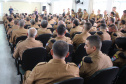 Os policiais militares que atuarão no Verão Maior 2019/2020 estão na Academia Policial Militar do Guatupê (APMG) para nivelar práticas e procedimentos do serviço operacional e administrativo durante a temporada no Litoral do Estado