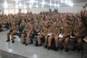 Os policiais militares que atuarão no Verão Maior 2019/2020 estão na Academia Policial Militar do Guatupê (APMG) para nivelar práticas e procedimentos do serviço operacional e administrativo durante a temporada no Litoral do Estado
