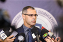 O Centro Integrado de Operações de Fronteira, em Foz do Iguaçu. O CIOF reforçará as ações estratégicas estaduais de combate ao tráfico e ao crime organizado. A estrutura passa a integrar o Parque Tecnológico Itaipu, na Itaipu Binacional. Na foto, Emerson Antonio Rodrigues, coordenador CIOF. Foz do Iguaçu, 16/12/2019 - Foto: Geraldo Bubniak/AEN