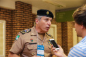O Centro Integrado de Operações de Fronteira, em Foz do Iguaçu. O CIOF reforçará as ações estratégicas estaduais de combate ao tráfico e ao crime organizado. A estrutura passa a integrar o Parque Tecnológico Itaipu, na Itaipu Binacional. Na foto, coronel Péricles de Matos, comandante geral da Polícia MilitarFoz do Iguaçu, 16/12/2019 - Foto: Geraldo Bubniak/AEN
