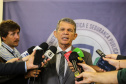 O Centro Integrado de Operações de Fronteira, em Foz do Iguaçu. O CIOF reforçará as ações estratégicas estaduais de combate ao tráfico e ao crime organizado. A estrutura passa a integrar o Parque Tecnológico Itaipu, na Itaipu Binacional. Na foto, diretor-geral brasileiro de Itaipu, general Joaquim Silva e Luna.Foz do Iguaçu, 16/12/2019 - Foto: Geraldo Bubniak/AEN