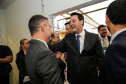 O Governador Carlos Massa Ratinho Junior e o ministro da Justiça e Segurança Pública, Sergio Moro, inauguram nesta segunda-feira (16), em Foz do Iguaçu, o Centro Integrado de Operações de Fronteira. O CIOF reforçará as ações estratégicas estaduais de combate ao tráfico e ao crime organizado. A estrutura passa a integrar o Parque Tecnológico Itaipu, na Itaipu Binacional.Foz do Iguaçu, 16/12/2019 - Foto: Geraldo Bubniak/AEN