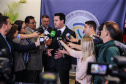 O Governador Carlos Massa Ratinho Junior e o ministro da Justiça e Segurança Pública, Sergio Moro, inauguram nesta segunda-feira (16), em Foz do Iguaçu, o Centro Integrado de Operações de Fronteira. O CIOF reforçará as ações estratégicas estaduais de combate ao tráfico e ao crime organizado. A estrutura passa a integrar o Parque Tecnológico Itaipu, na Itaipu Binacional.Foz do Iguaçu, 16/12/2019 - Foto: Geraldo Bubniak/AEN