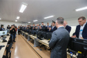 O Governador Carlos Massa Ratinho Junior e o ministro da Justiça e Segurança Pública, Sergio Moro, inauguram nesta segunda-feira (16), em Foz do Iguaçu, o Centro Integrado de Operações de Fronteira. O CIOF reforçará as ações estratégicas estaduais de combate ao tráfico e ao crime organizado. A estrutura passa a integrar o Parque Tecnológico Itaipu, na Itaipu Binacional.Foz do Iguaçu, 16/12/2019 - Foto: Geraldo Bubniak/AEN