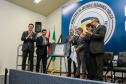 O Governador Carlos Massa Ratinho Junior e o ministro da Justiça e Segurança Pública, Sergio Moro, inauguram nesta segunda-feira (16), em Foz do Iguaçu, o Centro Integrado de Operações de Fronteira. O CIOF reforçará as ações estratégicas estaduais de combate ao tráfico e ao crime organizado. A estrutura passa a integrar o Parque Tecnológico Itaipu, na Itaipu Binacional.Foz do Iguaçu, 16/12/2019 - Foto: Geraldo Bubniak/AEN