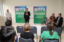 Os prêmios do programa Nota Paraná foram entregues nesta segunda-feira (16) em evento no Hospital Pequeno Príncipe, o maior hospital pediátrico do Brasil e referência no atendimento infantil e de adolescentes em todo o País. A instituição foi homenageada por estar completando 100 anos e ser uma das que mais se beneficiam do programa: já recebeu R$ 2,7 milhões desde que o Nota Paraná foi criado, em 2015.Foto: Ari Dias/AEN