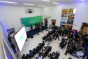 O Governador Carlos Massa Ratinho Junior e o ministro da Justiça e Segurança Pública, Sergio Moro, inauguram nesta segunda-feira (16), em Foz do Iguaçu, as operações do Fronteira Tech na Ponte Internacional da Amizade, que liga Foz do Iguaçu/PR à Ciudad del Este/PY. A iniciativa promover o uso de tecnologias digitais com foco na segurança pública. Foz do Iguaçu, 16/12/2019 - Foto: Geraldo Bubniak/AEN