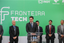 O Governador Carlos Massa Ratinho Junior e o ministro da Justiça e Segurança Pública, Sergio Moro, inauguram nesta segunda-feira (16), em Foz do Iguaçu, as operações do Fronteira Tech na Ponte Internacional da Amizade, que liga Foz do Iguaçu/PR à Ciudad del Este/PY. A iniciativa promover o uso de tecnologias digitais com foco na segurança pública. Foz do Iguaçu, 16/12/2019 - Foto: Geraldo Bubniak/AEN