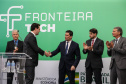 O Governador Carlos Massa Ratinho Junior e o ministro da Justiça e Segurança Pública, Sergio Moro, inauguram nesta segunda-feira (16), em Foz do Iguaçu, as operações do Fronteira Tech na Ponte Internacional da Amizade, que liga Foz do Iguaçu/PR à Ciudad del Este/PY. A iniciativa promover o uso de tecnologias digitais com foco na segurança pública. Foz do Iguaçu, 16/12/2019 - Foto: Geraldo Bubniak/AEN