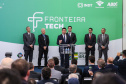 O Governador Carlos Massa Ratinho Junior e o ministro da Justiça e Segurança Pública, Sergio Moro, inauguram nesta segunda-feira (16), em Foz do Iguaçu, as operações do Fronteira Tech na Ponte Internacional da Amizade, que liga Foz do Iguaçu/PR à Ciudad del Este/PY. A iniciativa promover o uso de tecnologias digitais com foco na segurança pública. Foz do Iguaçu, 16/12/2019 - Foto: Geraldo Bubniak/AEN