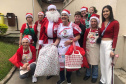 Brinquedos, sorrisos, esperança e, claro, o Papai Noel. Foi assim a segunda-feira (16) de cerca de 400 crianças que passam por tratamento no ambulatório e na pediatria do Hospital do Trabalhador (HT) e também no Centro de Atendimento Integral ao Fissurado Lábio-Palatal (Caif), em Curitiba. Foto: Andressa Oliveira/SESA