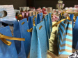 Brinquedos, sorrisos, esperança e, claro, o Papai Noel. Foi assim a segunda-feira (16) de cerca de 400 crianças que passam por tratamento no ambulatório e na pediatria do Hospital do Trabalhador (HT) e também no Centro de Atendimento Integral ao Fissurado Lábio-Palatal (Caif), em Curitiba. Foto: Andressa Oliveira/SESA