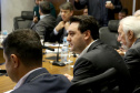 Governador Carlos Massa Ratinho Junior em reunião com os secretários. Curitiba,17/12/2019 Foto:Jaelson Lucas / AEN