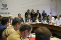 Governador Carlos Massa Ratinho Junior em reunião com os secretários. Curitiba,17/12/2019 Foto:Jaelson Lucas / AEN