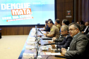 Governador Carlos Massa Ratinho Junior em reunião com os secretários. Curitiba,17/12/2019 Foto:Jaelson Lucas / AEN