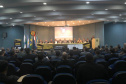 O secretário estadual da Segurança Pública, Romulo Marinho Soares, participou nesta terça-feira (17) do II Fórum Nacional de Segurança nas Fronteiras, durante o XII Seminário da Tríplice Fronteira, em Foz do Iguaçu, nos dias 17 e 18. O evento ocorre no Auditório da Polícia Federal de Foz do Iguaçu. Foto:SESP