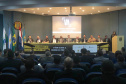 O secretário estadual da Segurança Pública, Romulo Marinho Soares, participou nesta terça-feira (17) do II Fórum Nacional de Segurança nas Fronteiras, durante o XII Seminário da Tríplice Fronteira, em Foz do Iguaçu, nos dias 17 e 18. O evento ocorre no Auditório da Polícia Federal de Foz do Iguaçu. Foto:SESP