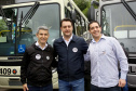 Importantes linhas que atendem o transporte coletivo de oito municípios da Região Metropolitana de Curitiba (RMC) ganharam 22 ônibus novos. Os veículos foram entregues pelo governador Carlos Massa Ratinho Junior, nesta quarta-feira (18), durante evento no Parque Barigui, em Curitiba.Foto:Jaelson Lucas / AEN
