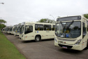 Importantes linhas que atendem o transporte coletivo de oito municípios da Região Metropolitana de Curitiba (RMC) ganharam 22 ônibus novos. Os veículos foram entregues pelo governador Carlos Massa Ratinho Junior, nesta quarta-feira (18), durante evento no Parque Barigui, em Curitiba.Foto:Jaelson Lucas / AEN