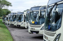 Importantes linhas que atendem o transporte coletivo de oito municípios da Região Metropolitana de Curitiba (RMC) ganharam 22 ônibus novos. Os veículos foram entregues pelo governador Carlos Massa Ratinho Junior, nesta quarta-feira (18), durante evento no Parque Barigui, em Curitiba.