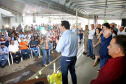 A instalação de uma indústria de alimentos vai gerar 650 empregos diretos em Cambé, na Região Metropolitana de Londrina, Norte do Paraná. O investimento de R$ 170 milhões é do Grupo Muffato e foi anunciado nesta sexta-feira (20) em evento com o governador Carlos Massa Ratinho Junior e o diretor da empresa, Everton Muffato, realizado na prefeitura de Cambé.