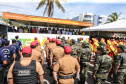 O vice governador Darci Piana participa neste sábado (21), do Lançamento do  Verão Maior 2019/2020. O evento acontece em Matinhos  e marca o início das ações dos órgãos estaduais no Litoral e nas praias de água doce nas Costas Oeste, Norte e Noroeste, durante toda a temporada até 1º de março.  Matinhos, 21/12/2019 -  Foto: Geraldo Bubniak/AEN