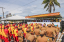 O vice governador Darci Piana participa neste sábado (21), do Lançamento do  Verão Maior 2019/2020. O evento acontece em Matinhos  e marca o início das ações dos órgãos estaduais no Litoral e nas praias de água doce nas Costas Oeste, Norte e Noroeste, durante toda a temporada até 1º de março.  Matinhos, 21/12/2019 -  Foto: Geraldo Bubniak/AEN