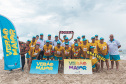 O esporte chegou na operação Verão Maior para agitar e esquentar ainda mais o clima nas areias do Litoral paranaense. Muitas atividades esportivas, recreativas e de entretenimento são ofertadas aos turistas, veranistas e a comunidade local a partir de quarta-feira (08). As atividades são coordenadas pela Superintendência Estadual do Esporte.Foto: Thiago Chas/Esporte Paraná