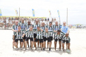O tradicional Futebol das Estrelas do Litoral paranaense homenageou o ex-goleiro Gerson Dall’Stella neste sábado (11). O atleta campeão brasileiro pelo Coritiba em 1985 faleceu aos 58 anos, vítima de um infarto, horas antes da partida que contaria com sua presença. O Athletiba terminou 5 a 5. Antes do jogo foi respeitado um minuto de silêncio. Foto: Gilson Abreu/AEN