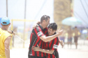 O vice-governador Darci Piana esteve neste sábado (11) no tradicional Futebol das Estrelas, em Matinhos, e destacou que a programação esportiva do Verão Maior é um vetor especial do turismo do Litoral e das praias de água doce do Estado. O Athletiba inaugural de 2020 deu largada a um calendário que engloba aulas de ginástica, torneios de vôlei, balonismo e muito mais. Foto: Gilson Abreu/AEN