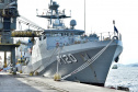 O Porto de Paranaguá recebeu nesta segunda-feira (13) o Navio Patrulha Oceânica Amazonas (P-120), da Marinha do Brasil. A embarcação que atracou no berço 205 do cais comercial é a primeira das Forças Armadas do Brasil a fazer procedimento de apoio no cais público paranaense em 2020. Foto: Portos do Paraná