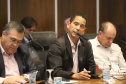 O vice-governador Darci Piana, coordenou a 1a reunião do secretariádo de 2020. N/F: secretário de Segurança, Romulo Marinho, apresenta dados sobre o Verão Maior.
Curitiba, 14-01-20.
Foto: Arnaldo Alves / AEN