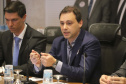 O vice-governador Darci Piana, coordenou a 1a reunião do secretariádo de 2020. N/F: Caio Piza, departamento de Avaliação de Impacto do Banco Mundial.
Curitiba, 14-01-20.
Foto: Arnaldo Alves / AEN