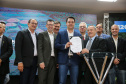 O Governador Carlos Massa Ratinho Junior lança nesta sexta-feira (17/01) o  projeto de transformação de subprodutos da agropecuária e da agroindústria em energias renováveis, no Biopark em Toledo. Serão implantadas uma usina de biometano (combustível veicular) e duas de geração de energia elétrica, a partir de dejetos suínos. Toledo, 17/01/2020 -  Foto: Geraldo Bubniak/AEN
