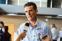 O Governador Carlos Massa Ratinho Junior lança nesta sexta-feira (17/01) o  projeto de transformação de subprodutos da agropecuária e da agroindústria em energias renováveis, no Biopark em Toledo. Serão implantadas uma usina de biometano (combustível veicular) e duas de geração de energia elétrica, a partir de dejetos suínos. Na foto, Leandro de Azevedo. Toledo, 17/01/2020 -  Foto: Geraldo Bubniak/AEN